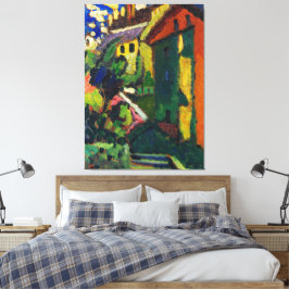 Wassily Kandinsky - Treppe zum Schloss (Murnau) Leinwanddruck