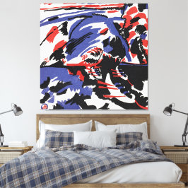 Wassily Kandinsky - Two Women in a Moonlit Land Leinwanddruck