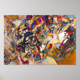 Wassily Kandinsky - Zusammensetzung 7 Abstrakt Art Poster