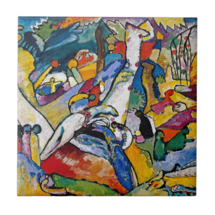 Wassily Kandinsky - Zusammensetzung II Abstrakt Ar Fliese