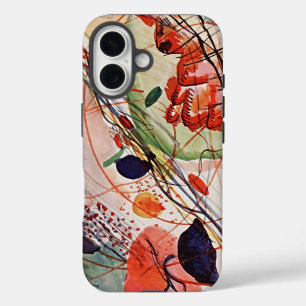 Wassily Kandinsky's Aquarell Symphony iPhone 16 Hülle