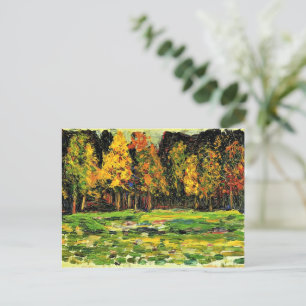 Wassily Kandinskys Kunstwerk, Waldrand, Postkarte
