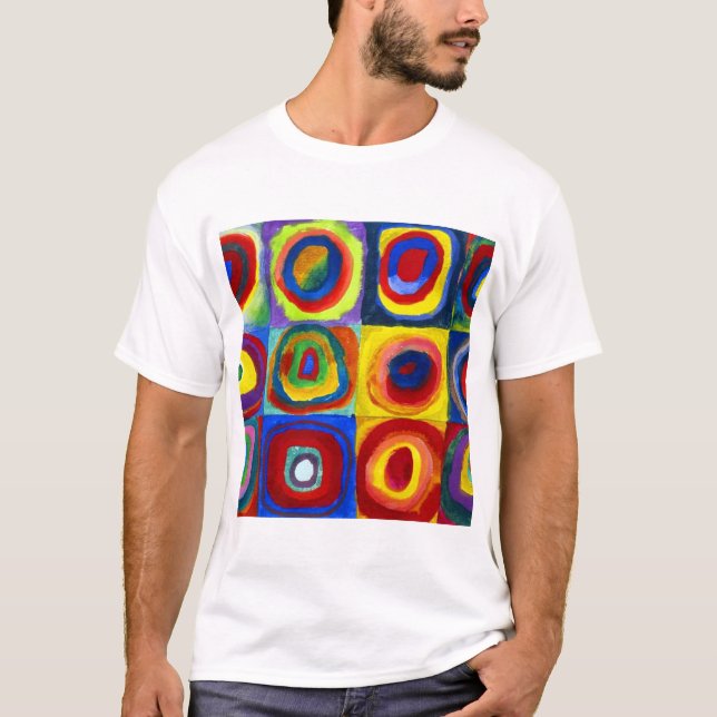 Wassische Kandinsky-Farbstudie T-Shirt (Vorderseite)