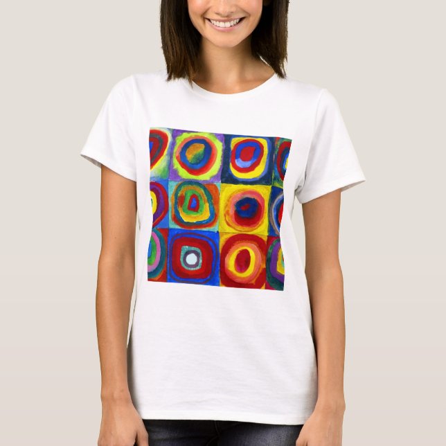 Wassische Kandinsky-Farbstudie T-Shirt (Vorderseite)