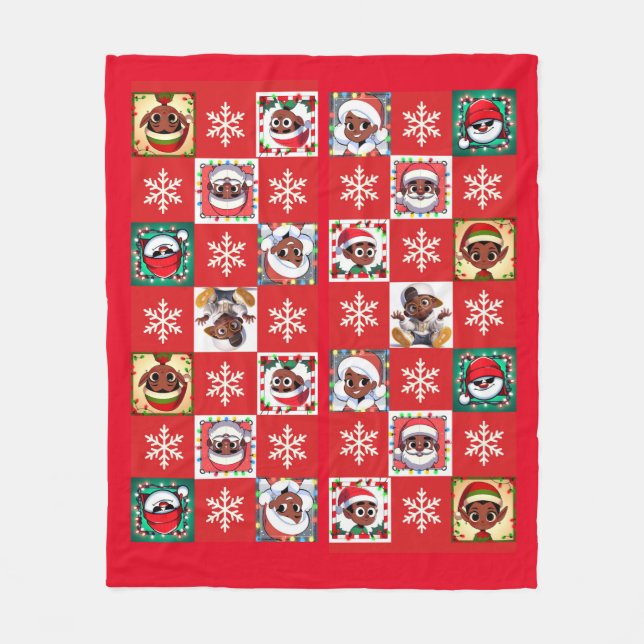 Wassup Saint Nick, sind U Real Blanket Fleecedecke (Vorderseite)