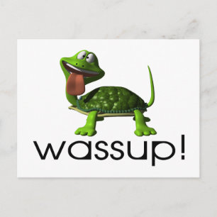 Wassup Turtle Postkarte