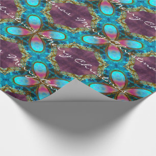 Wasterfall Weihnachtsmoderne Eleganz Geschenkpapier