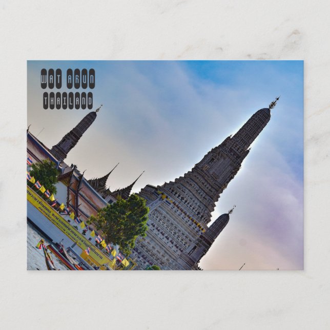 Wat Arun in Bangkok Postkarte (Vorderseite)