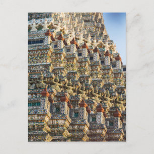 Wat Arun Tempel in Bangkok Thailand Postkarte