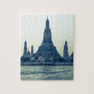Wat Arun Tempel mit Fluss Thailand Bangkok Puzzle