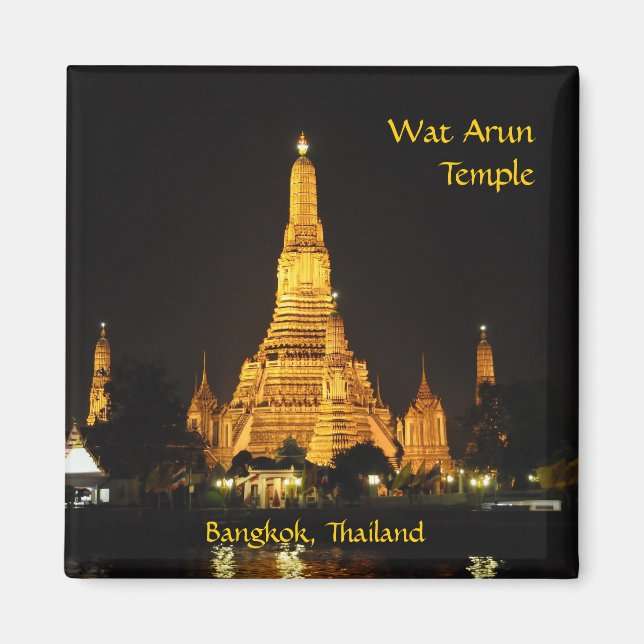 Wat Arun Temple in Bangkok Magnet (Vorne)