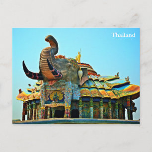 Wat Ban Rai, Korat, Thailand Postkarte