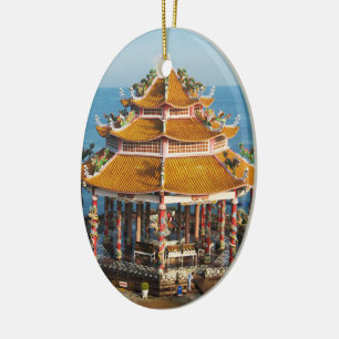 Wat KOH Loi… Sriracha, Chonburi, Thailand Keramik Ornament