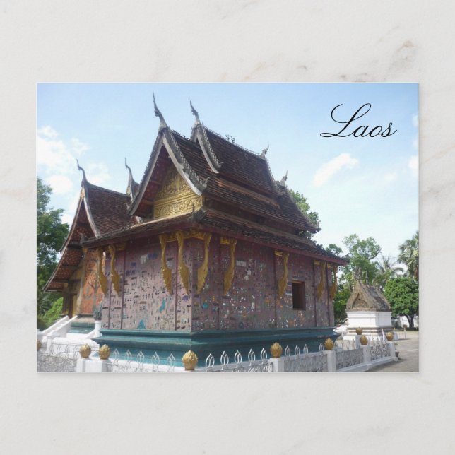 wat laos postkarte (Vorderseite)