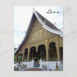 wat luang prabang postkarte