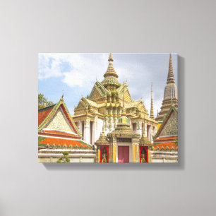 Wat Pho, Bangkok, Thailand Leinwanddruck
