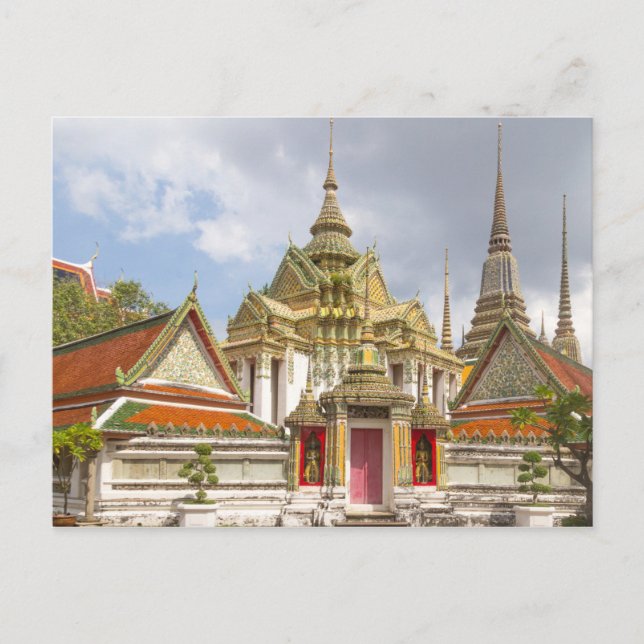 Wat Pho, Bangkok, Thailand Postkarte (Vorderseite)