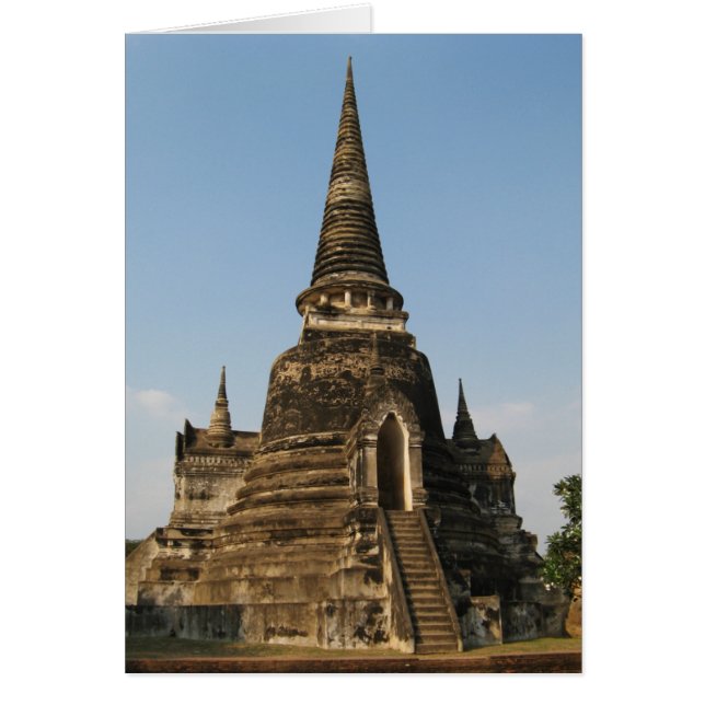 Wat Phra Si Sanphet ... Ayutthaya, Thailand Card (Vorne)