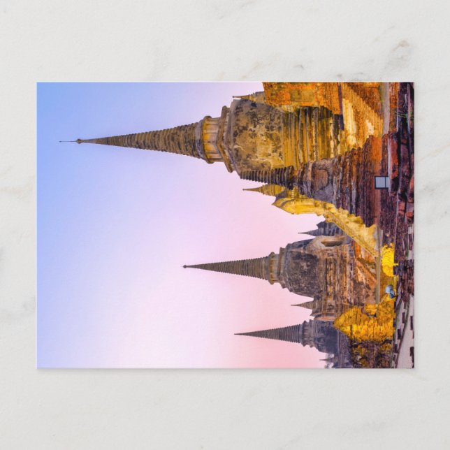 Wat Phra Si Sanphet Postkarte (Vorderseite)