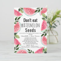 Wat Watermelon Seeds Baby Shower by Mail