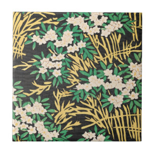 Watanabe Seitei Japanische Blumenkeramikfliese Fliese