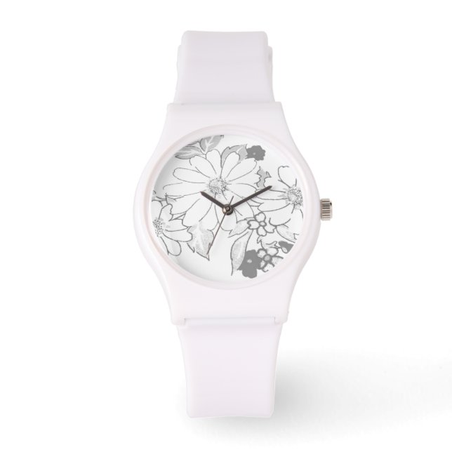 WATCH BLUME DESIGN beobachten Armbanduhr (Vorderseite)