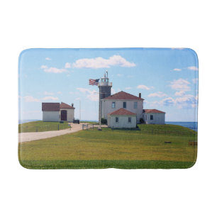 Watch Hill Lighthouse, Rhode Island Bath Mat Badematte