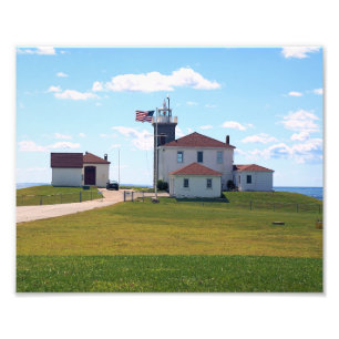 Watch Hill Lighthouse, Rhode Island Foto Print