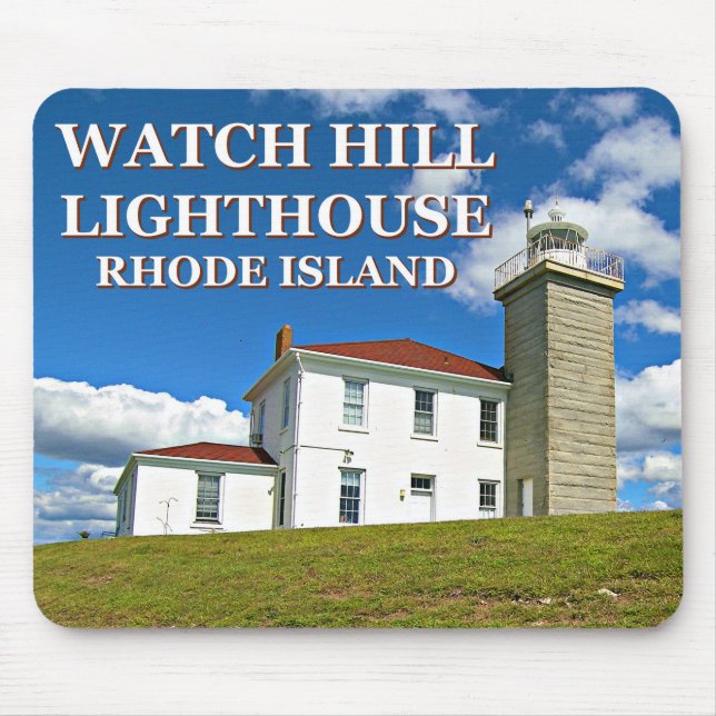 Watch Hill Lighthouse, Rhode Island Mousepad (Vorne)