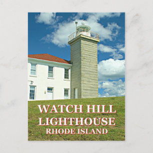 Watch Hill Lighthouse, Rhode Island Postcard Postkarte