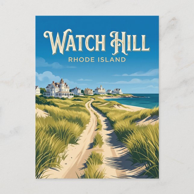 Watch Hill (Rhode Island) Postkarte (Vorderseite)