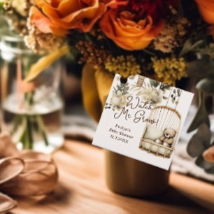 Watch Me Grow Boho Pflanze Babydusche Geschenkanhänger