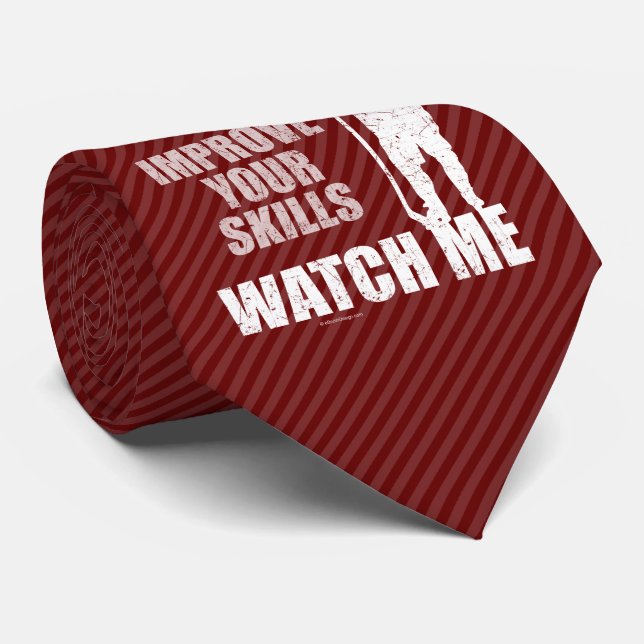 Watch Me (Hockey-Krawatte) Krawatte (Gerollt)