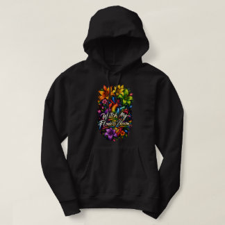 "Watch My Flowers Bloom" Anatomisches Herz Hoodie
