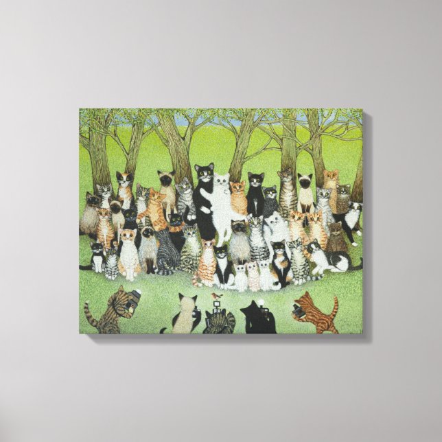 Watch the Birdie Leinwanddruck (Vorderseite)