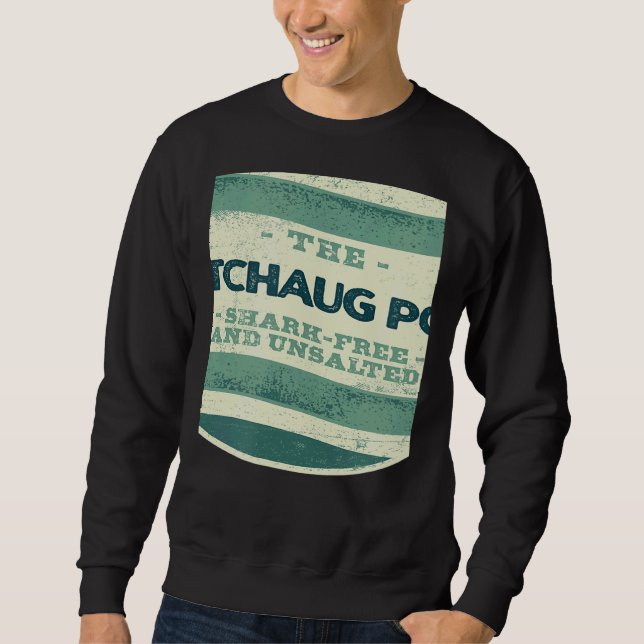 Watchaug Pond Shark Free and Unsalted Camping Rhod Sweatshirt (Vorderseite)