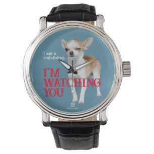 Watchdog Chihuahua - Anpassbar Armbanduhr