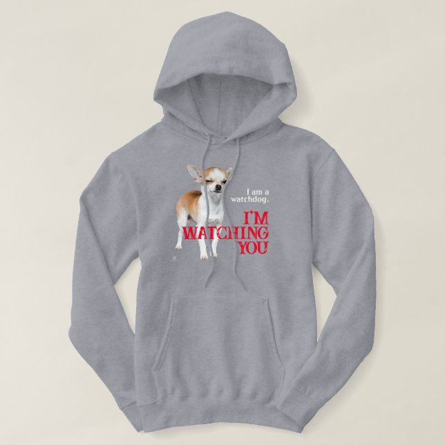Watchdog Chihuahua - Anpassbar Hoodie (Design vorne)