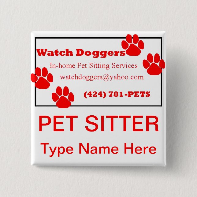 WatchDoggers.com Button (Vorderseite)