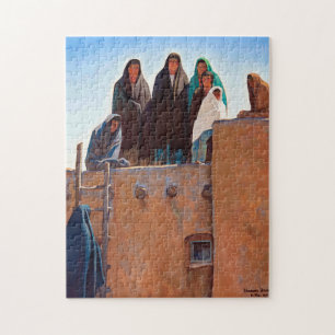 Watchers From Housetop by Maynard Dixon Puzzle