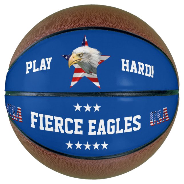 Watchful Bald Eagle, The American Flag, Star Basketball (Vorderseite)