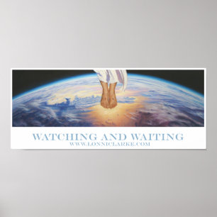 "Watching and Wart" von Lonni Clarke Poster
