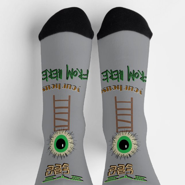 Watching Eye Crew Socks Socken (Oben)