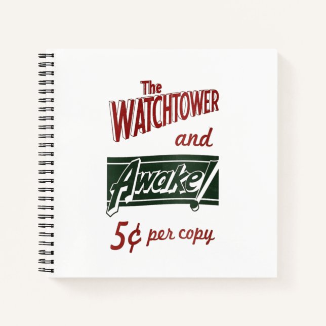 Watchtower & Awake Notizbuch (Vorderseite)