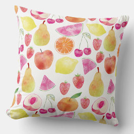 Watecolor Fruit Art Kissen