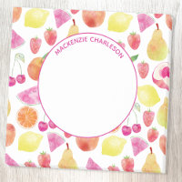 Watecolor Fruit Individuelle Name