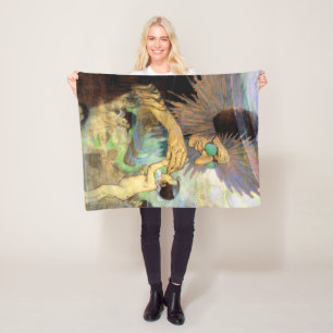 Water Baby and Fairy, Jessie Willcox Smith Fleecedecke