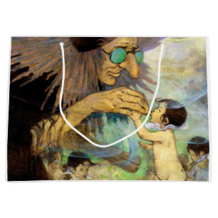 Water Baby and Fairy, Jessie Willcox Smith Große Geschenktüte