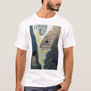 Water Baby and Fish, Jessie Willcox Smith T-Shirt