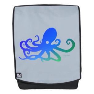 Water Baby - Blauer Oktopus-Rucksack Rucksack